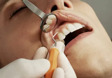 Conversación durante una visita al dentista